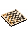 Chess Backgammon Checkers Set, travel, field 30 mm