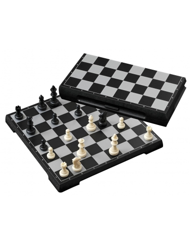 Chess cassette, plastic, field 28 mm, with numbers and letters, magnetic