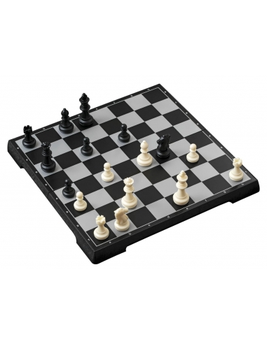 Chess cassette, plastic, field 28 mm, with numbers and letters, magnetic