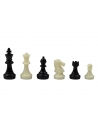Σετ σκάκι, πλαστικό, field 28 mm, με αριθμούς και γράμματα, μαγνητικό