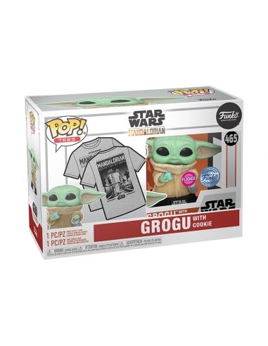 Pop! & Tee The Mandalorian Grogu - M