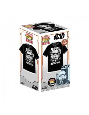 Pop! & Tee Star Wars Stormtrooper - L