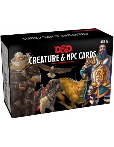 D&D Monster Cards - NPCs & Creatures (182 cards)