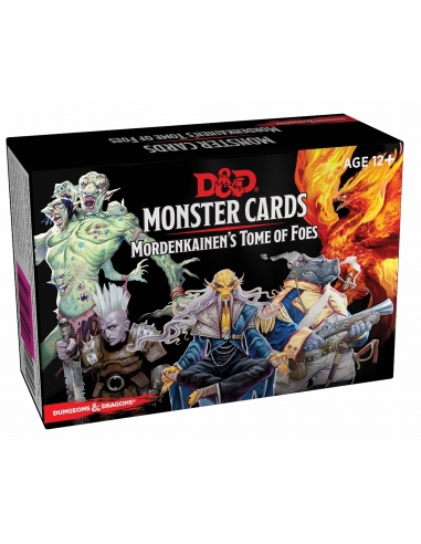 D&D Monster Cards - Mordenkainen's Tome of Foes (109 cards)