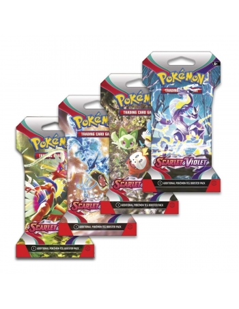 Scarlet & Violet Sleeved Booster Display