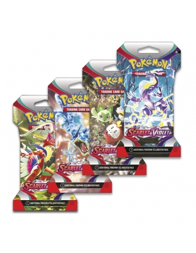 Scarlet & Violet Sleeved Booster Display