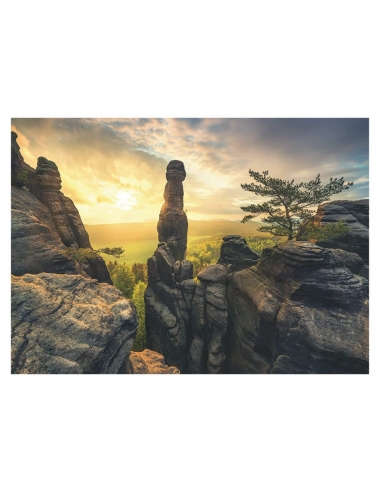 Puzzle 1000pcs  - Elbe Sandstone Mountains