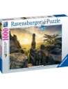 Puzzle 1000pcs  - Elbe Sandstone Mountains