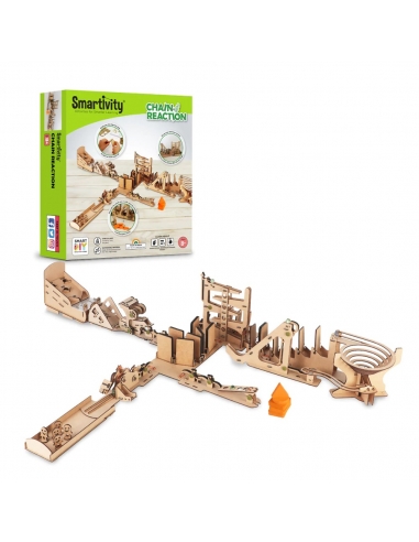 Smartivity DIY Κατασκευή 3 σε 1 'Ντόμινο, Μπόουλινκ, Skee Ball'