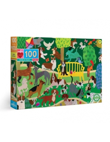 Puzzle 100pcs Dogs at Play