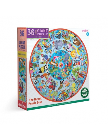 Puzzle Round Giant 36pcs Good Deeds
