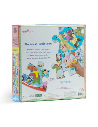 Puzzle Round Giant 36pcs Good Deeds