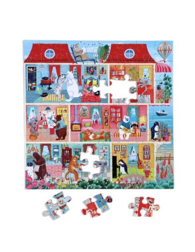 Puzzle 64pcs Koala House