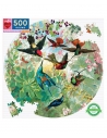 Puzzle Round 500pcs Hummingbirds