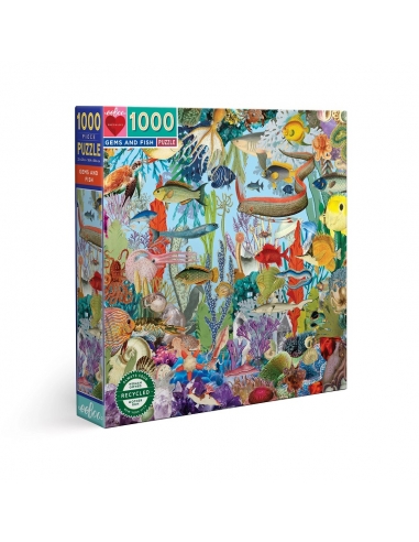 Puzzle 1000pcs Gems and Fish