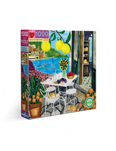 Puzzle 1000pcs Cats in Positano Puzzle 1000pcs Cats in Positano