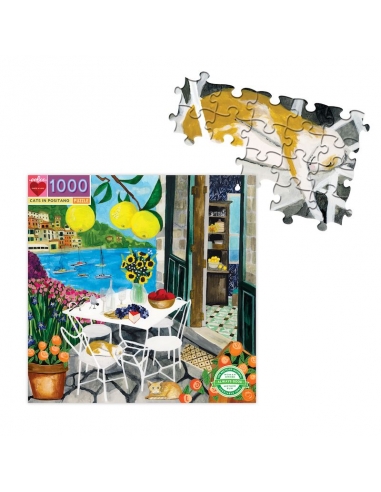 Puzzle 1000pcs Cats in Positano Puzzle 1000pcs Cats in Positano