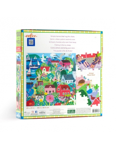 Puzzle 1000pcs Swedish Fishing Village