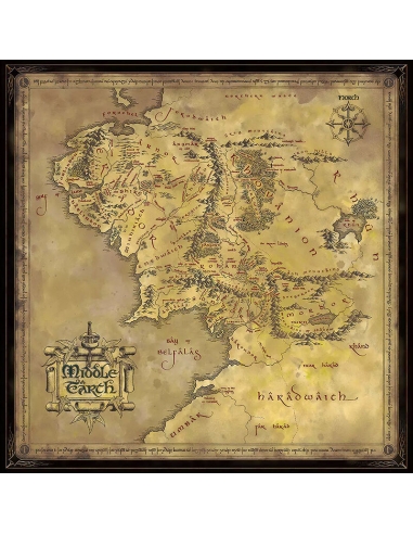 Puzzle 1000pcs The Lord of the Rings Middle earth Map