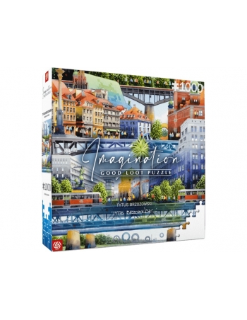 Παζλ 1000 κομμάτια Imagination: Tytus Brzozowski Warsaw Bridges