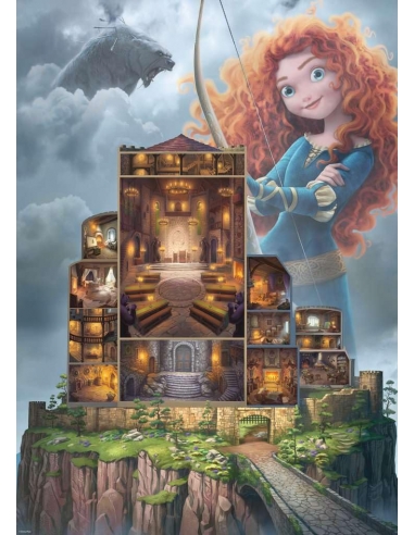 Puzzle 1000pcs Disney Castles: Merida
