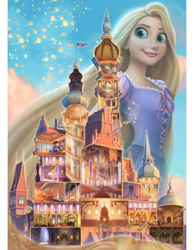 Puzzle 1000pcs Disney Castles: Rapunzel