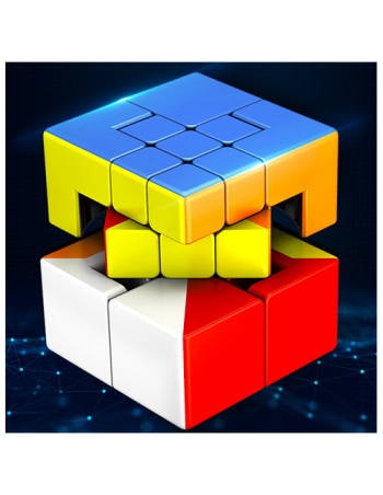 MoYu MeiLong Magic Cubes 3x3x3 Puppet 큐브 1 and 2 Stickerless