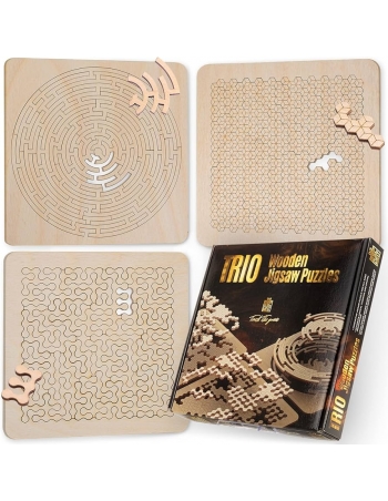 Trio Wooden Jigsaw Puzzles