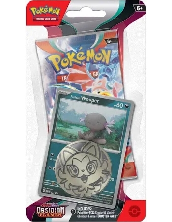 Pokemon Scarlet & Violet 3 Obsidian Flames Checklane Blister 2