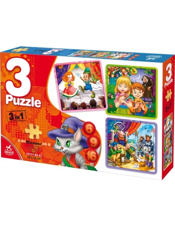 Puzzle 3 in 1 Faiy tales...