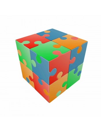 Jigsaw Cube - V-CUBE 2 Flat