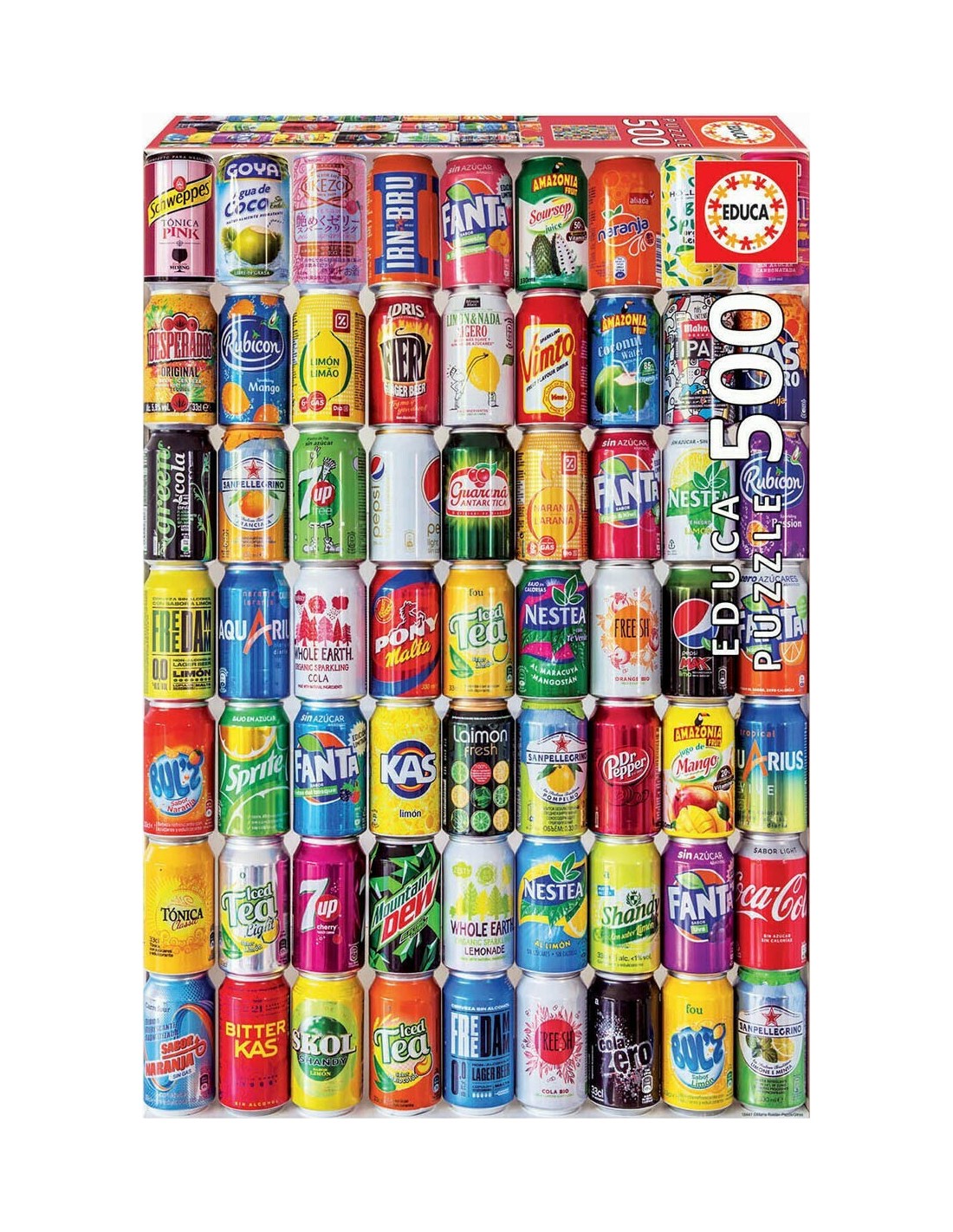 Puzzle 500pc Soft Cans