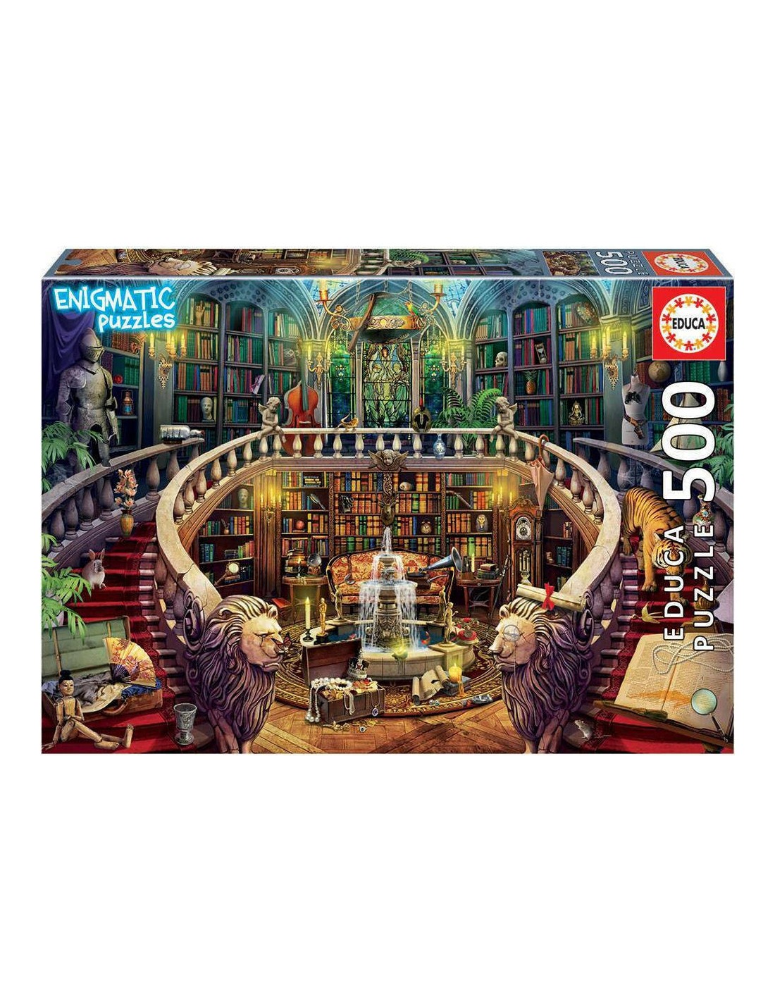 Mysterious Puzzle 500pc Old Library