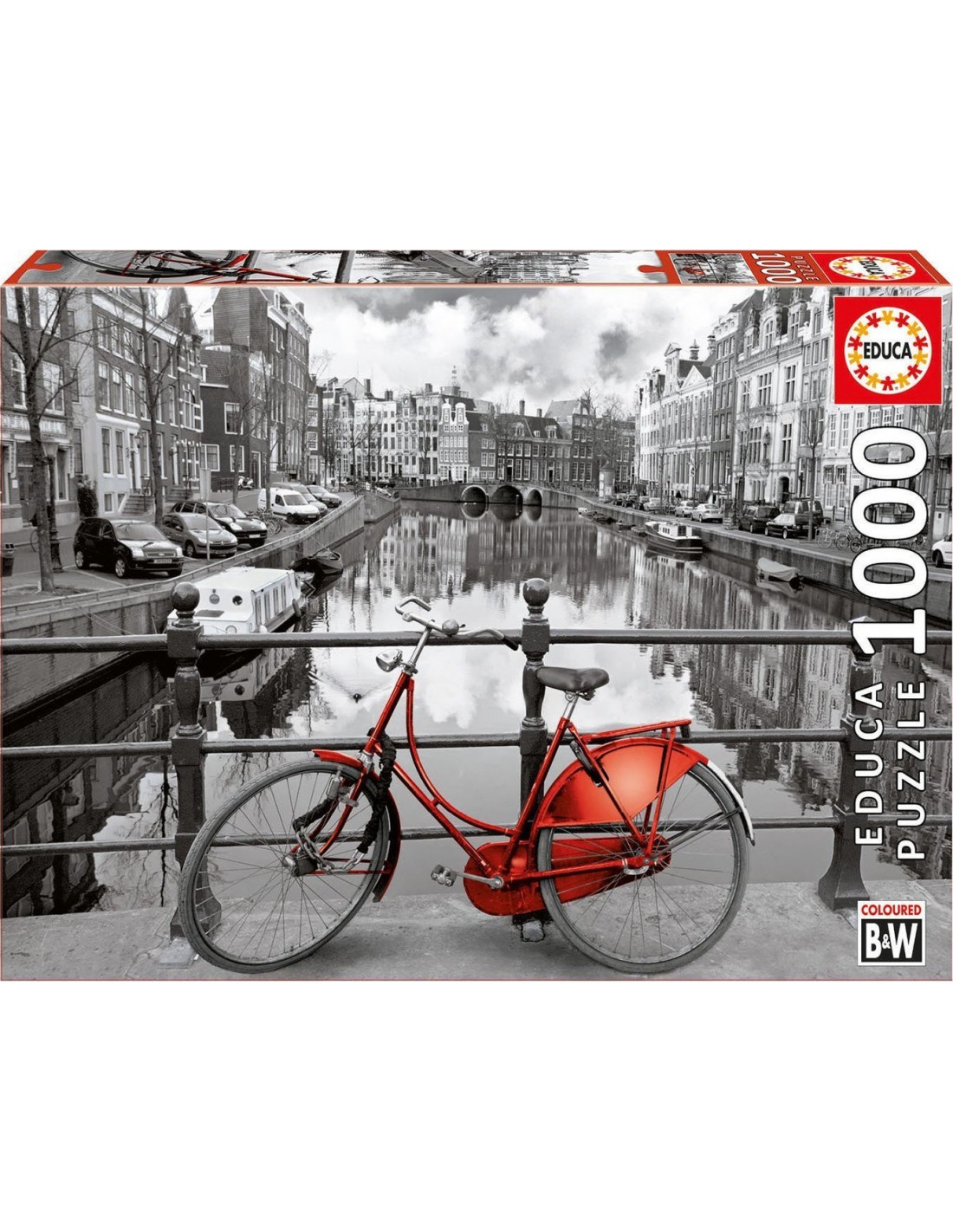 Puzzle 1000pc Amsterdam B&W