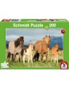 Puzzle 200pcs - Horse Family
