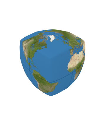 EARTH - V-CUBE 2 Pillow
