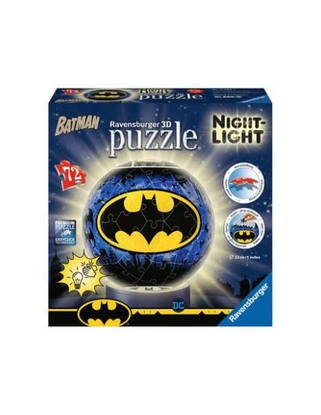 Puzzles - Ravensburger 3D Puzzle-Ball 72pcs - Batman Night Light - 3D  Puzzles