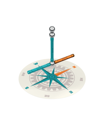 Geomag Σετ Mechanics 35-Green 2