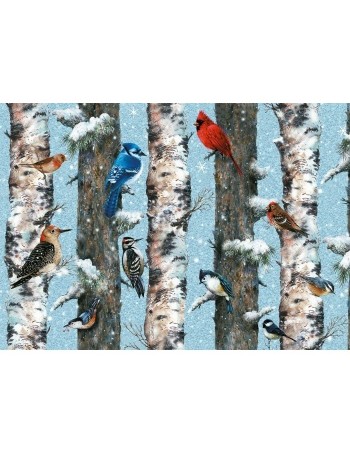 Puzzle 1000pcs - Winter Birds