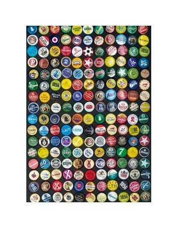 Puzzle 1000pcs - Bottle caps