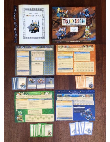 Root: The Clockwork Expansion περιεχόμενα