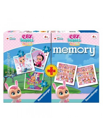 Memory® + 3 Παζλ Cry Babies