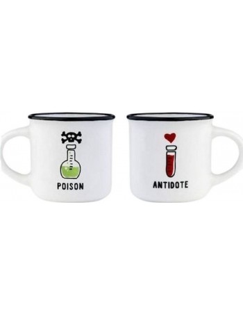 Eσπρέσσο Για Δύο - Poison & Antidote - Σετ 2 Κούπες συσκευασία 2