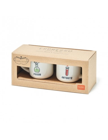 Espresso For Two - Poison & Antidote - Set of 2 Mugs box