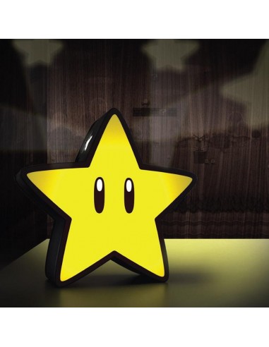 Φωτιστικό και προτζέκτορας με θέμα Super Mario, Super Star.