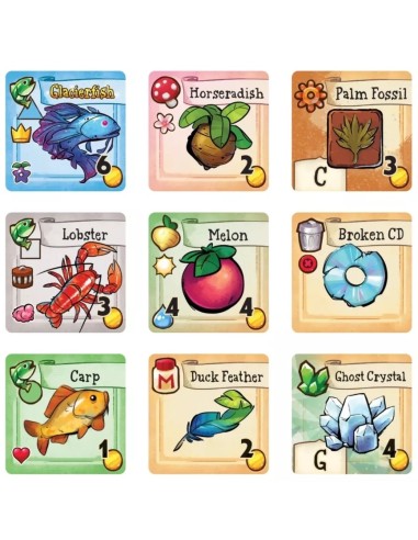 Stardew Valley: The Board Game περιεχόμενα