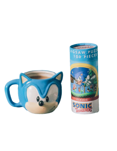 Sonic the Hedgehog Ceramic Mug & Jigsaw Puzzle Set Sonic