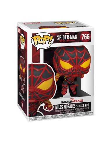Marvel's Spider-Man Vinyl Figure Miles Morales Strike Suit κουτί