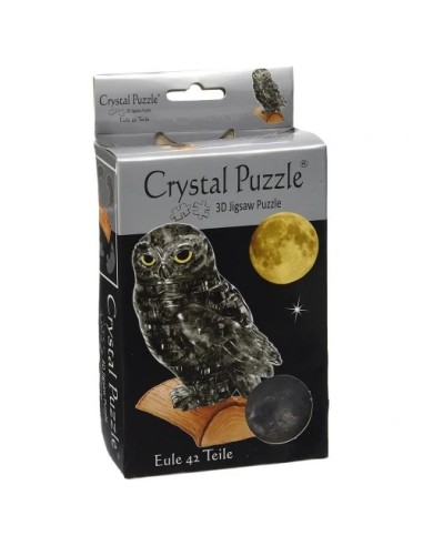 3D Puzzle Owl Black