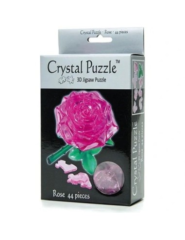 3D Puzzle Τριαντάφυλλο Ροζ